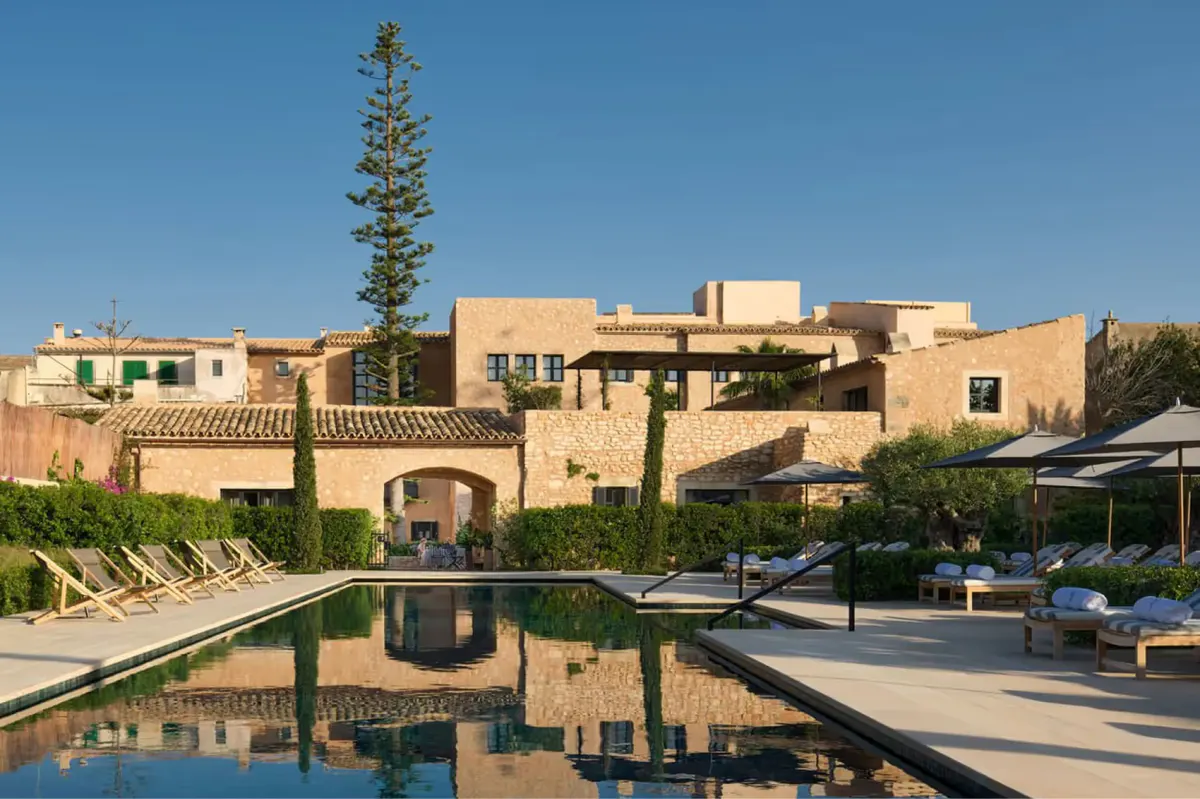 Exterior grounds with natural landscape elements