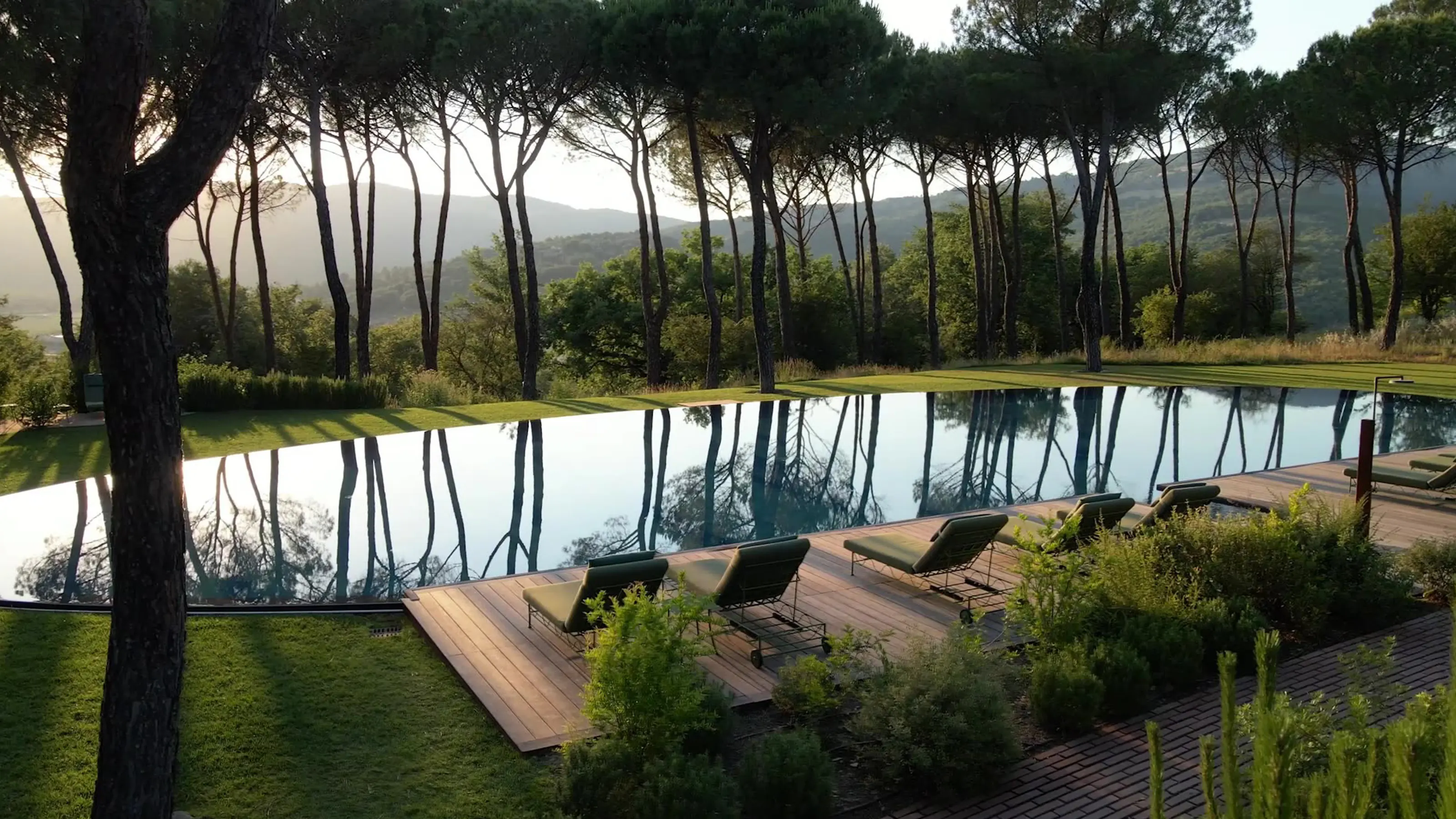 A thousand-year-old castle on a cypress-lined hill in the Umbrian countryside